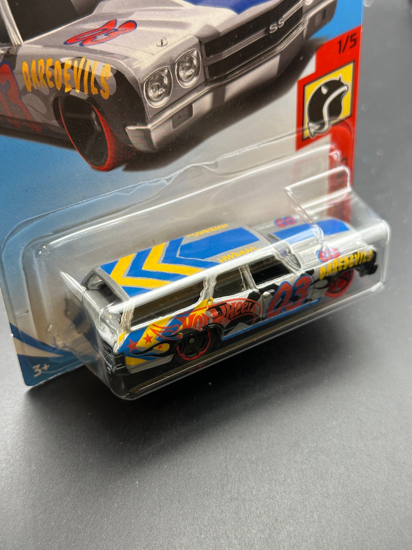 HOT WHEELS - 70 CHEVELLE SS WAGON (2018) - HW DAREDEVILS 1/5
