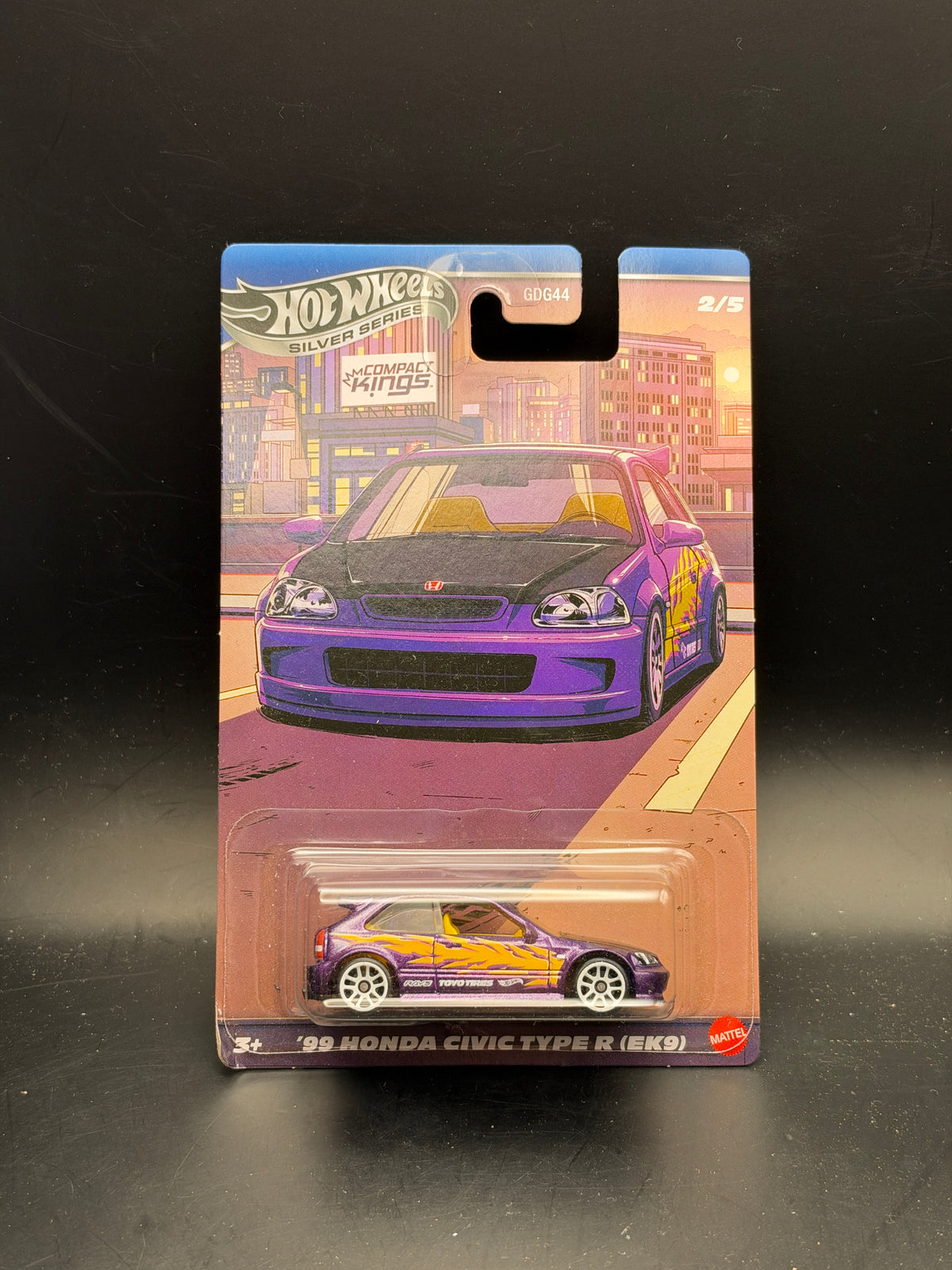 HOT WHEELS - 99 HONDA CIVIC TYPE R EK9 (2026) - SILVER SERIES - COMPACT KINGS SERIES 2/5