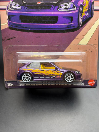 HOT WHEELS - 99 HONDA CIVIC TYPE R EK9 (2026) - SILVER SERIES - COMPACT KINGS SERIES 2/5
