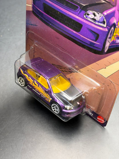 HOT WHEELS - 99 HONDA CIVIC TYPE R EK9 (2026) - SILVER SERIES - COMPACT KINGS SERIES 2/5