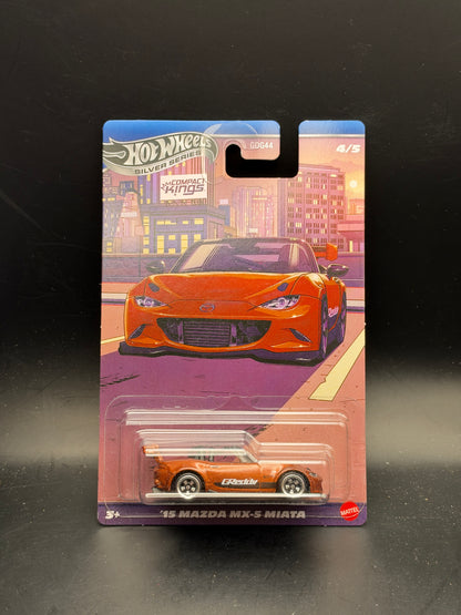 HOT WHEELS - 15 MAZDA MX5 MIATA (2026) - SILVER SERIES - COMPACT KINGS SERIES 4/5