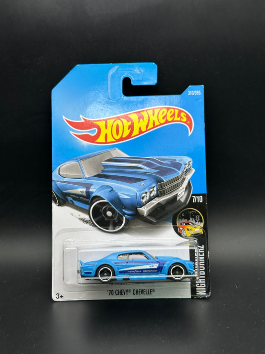 HOT WHEELS - 70 CHEVY CHEVELLE (2017) - HW NIGHTBURNERZ 7/10