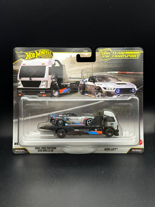 HOT WHEELS - 2024 FORD MUSTANG RTR SPEC 5-FD / AERO LIFT (2026) TEAM TRANSPORT #90