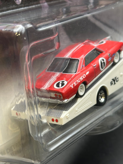 HOT WHEELS - 66 CHEVROLET CORVAIR YENKO STINGER / 72 CHEVY RAMP TRUCK (2026) TEAM TRANSPORT #91
