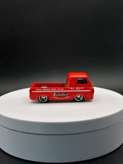 HOT WHEELS - 60s FORD ECONOLINE PICKUP (2018) - CAR CULTURE: SHOP TRUCKS 5/5 - LOOSE
