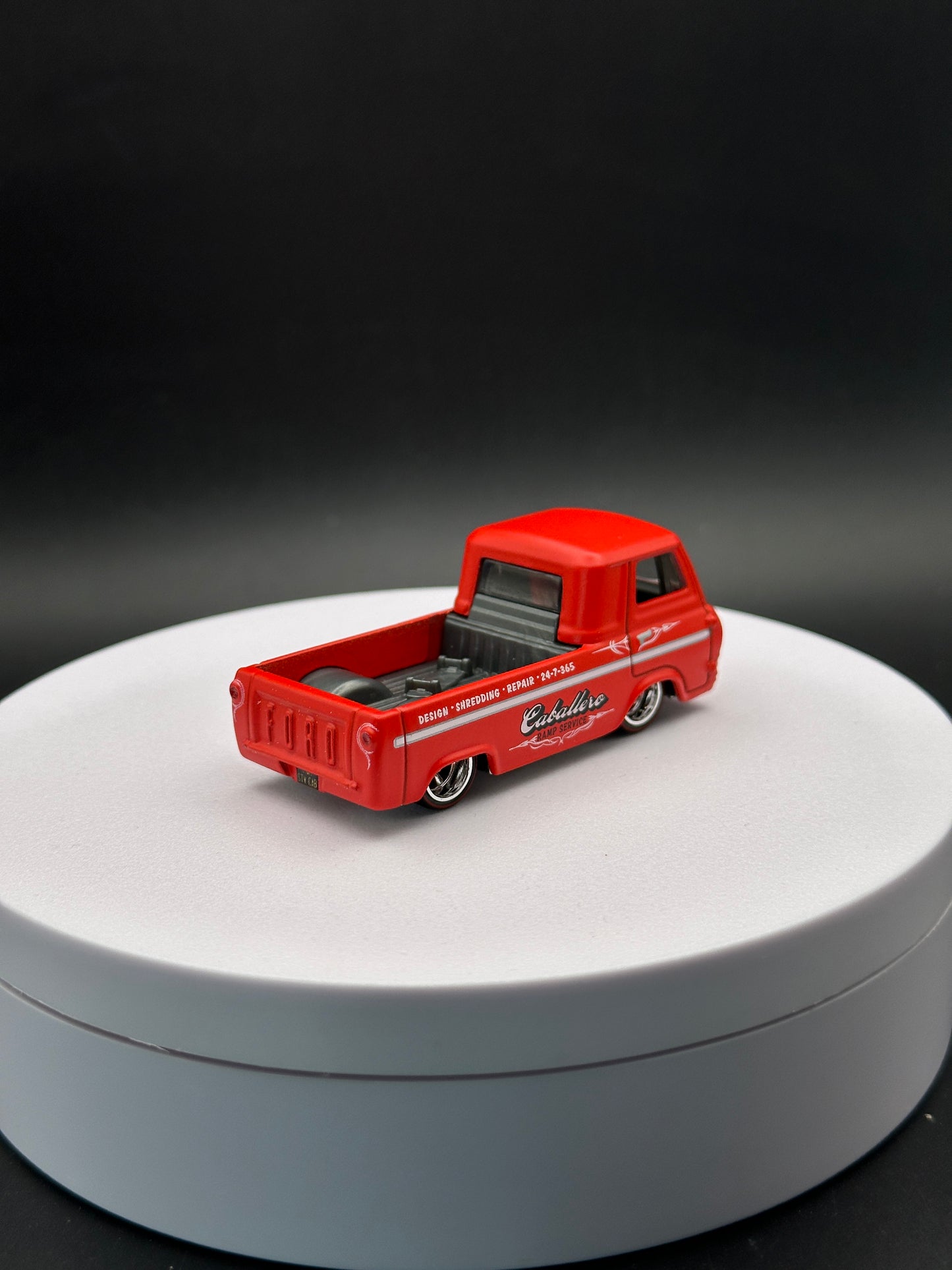 HOT WHEELS - 60s FORD ECONOLINE PICKUP (2018) - CAR CULTURE: SHOP TRUCKS 5/5 - LOOSE
