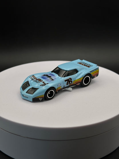 HOT WHEELS - 76 GREENWOOD CORVETTE (2019) - CAR CULTURE - SILHOUETTES 2/5 - LOOSE