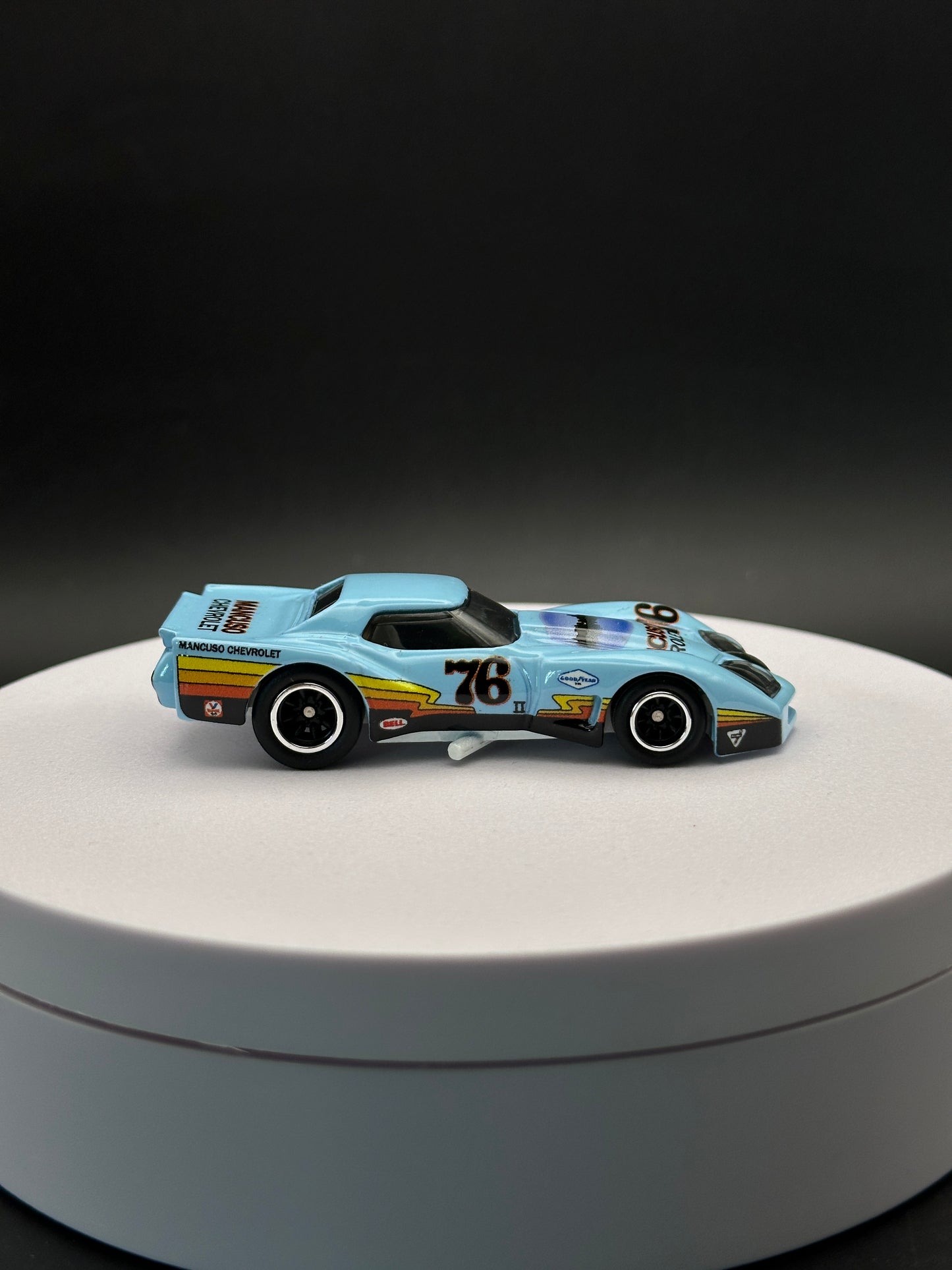 HOT WHEELS - 76 GREENWOOD CORVETTE (2019) - CAR CULTURE - SILHOUETTES 2/5 - LOOSE