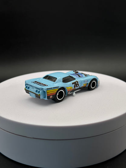 HOT WHEELS - 76 GREENWOOD CORVETTE (2019) - CAR CULTURE - SILHOUETTES 2/5 - LOOSE