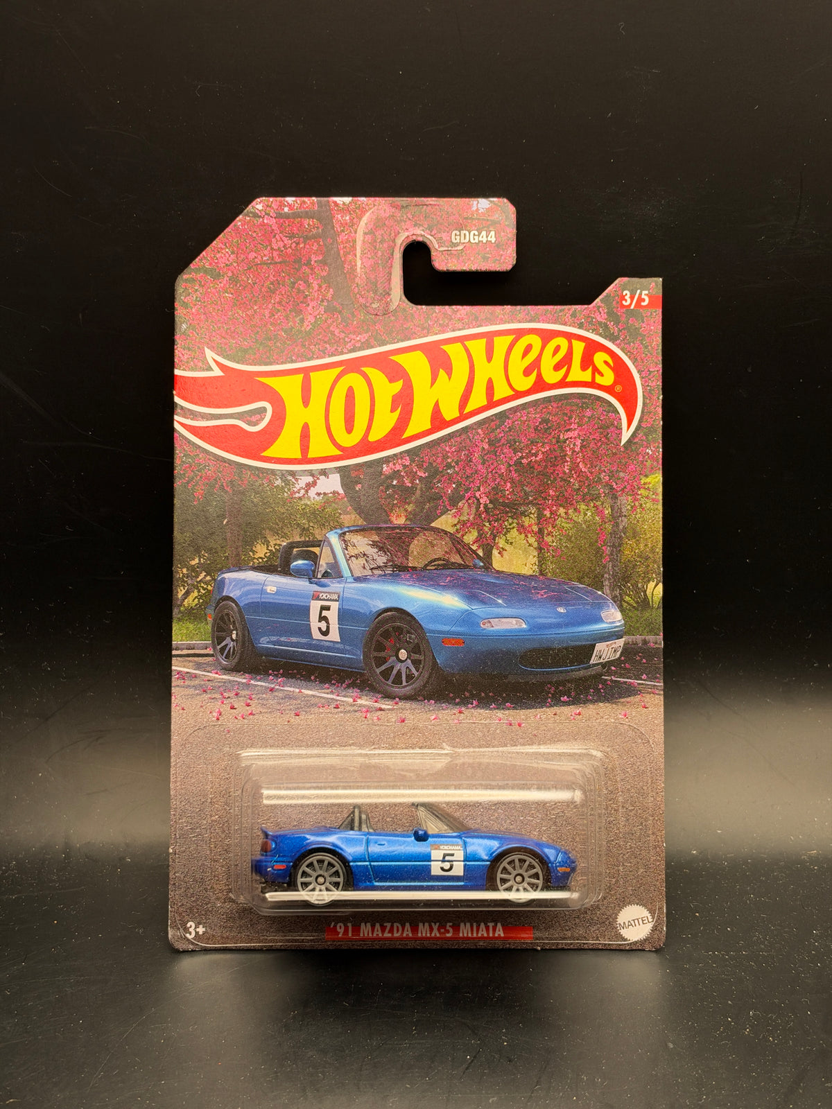 HOT WHEELS - 91 MAZDA MX5 MIATA (2023) - SILVER SERIES - JAPANESE CLASSICS 3/5