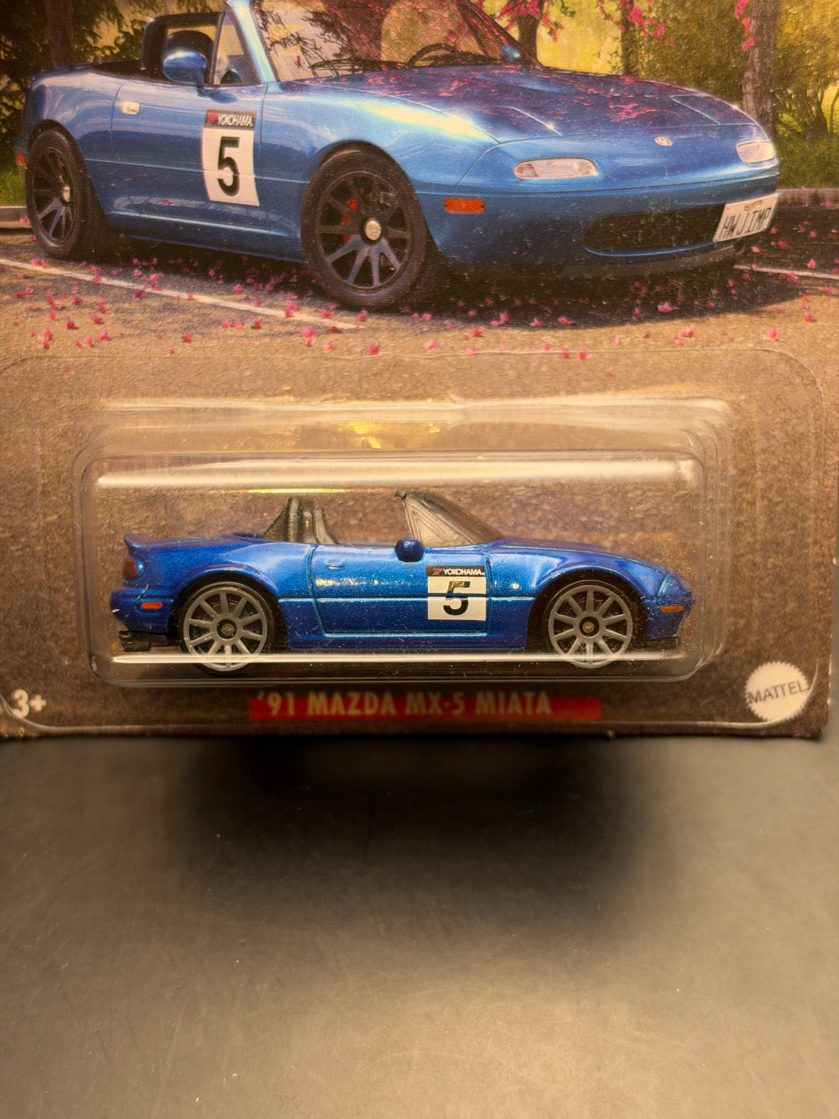 HOT WHEELS - 91 MAZDA MX5 MIATA (2023) - SILVER SERIES - JAPANESE CLASSICS 3/5