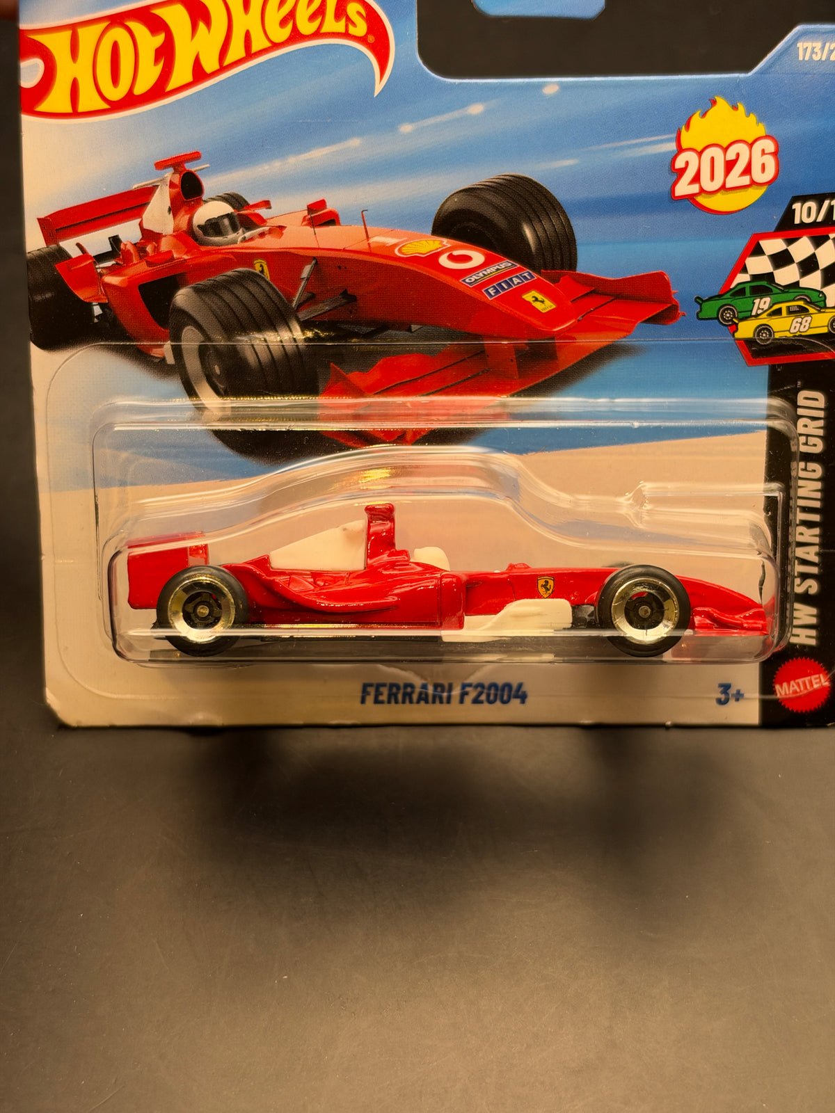 HOT WHEELS - FERRARI F2004 (2026) - HW STARTING GRID 10/10
