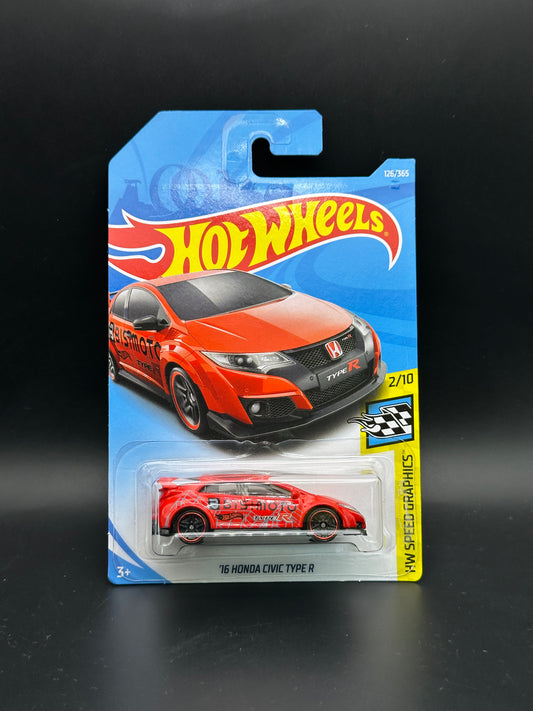 HOT WHEELS - 16 HONDA CIVIC TYPE R (2018) - HW SPEED GRAPHICS 2/10