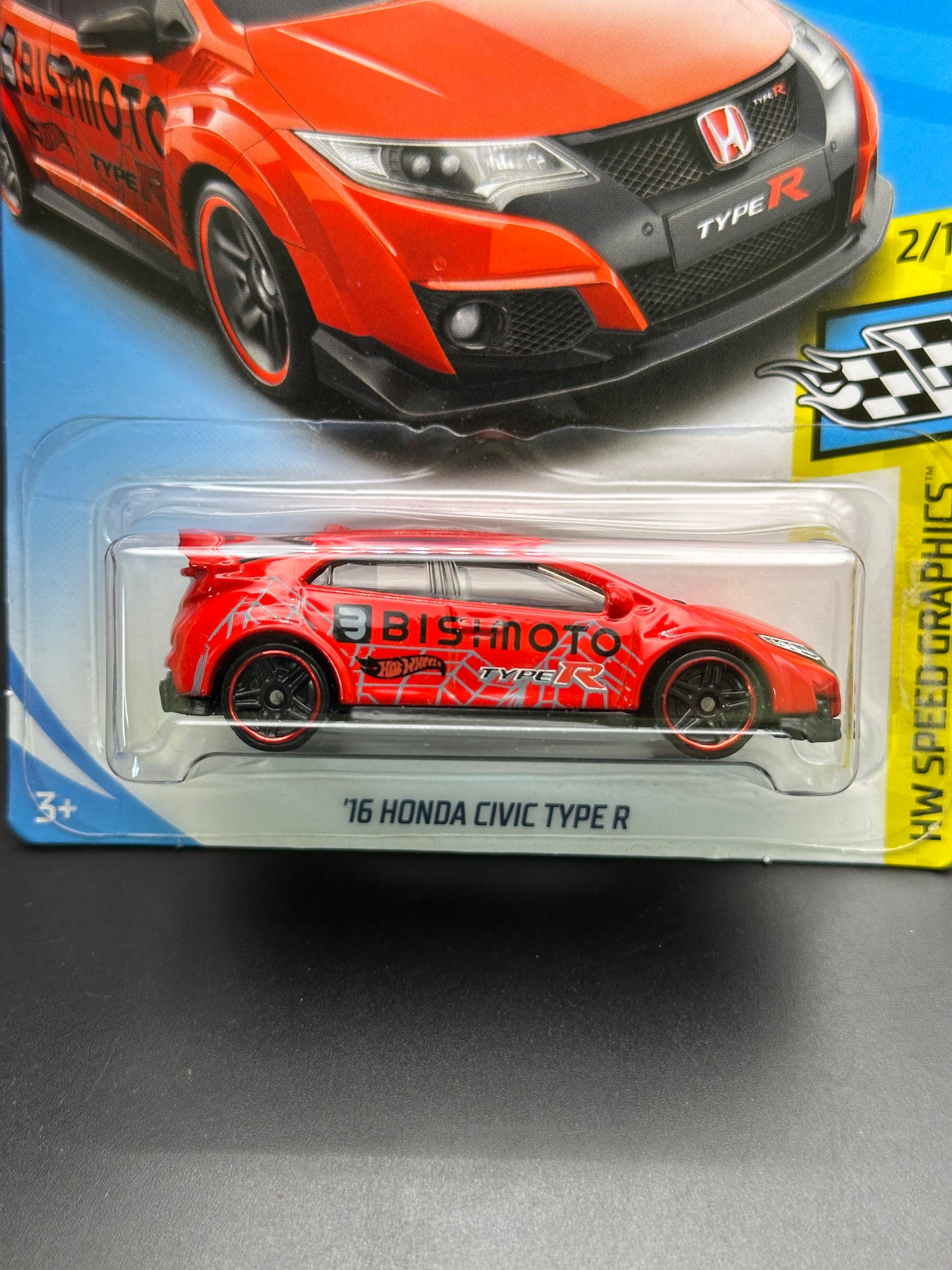 HOT WHEELS - 16 HONDA CIVIC TYPE R (2018) - HW SPEED GRAPHICS 2/10