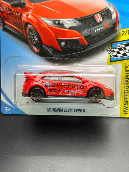 HOT WHEELS - 16 HONDA CIVIC TYPE R (2018) - HW SPEED GRAPHICS 2/10