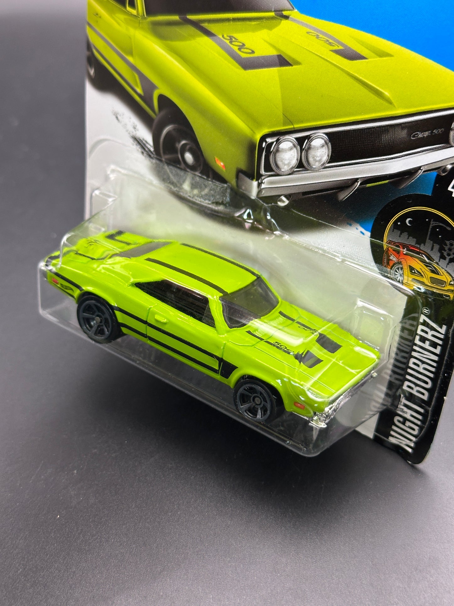 HOT WHEELS - 69 DODGE CHARGER 500 (2016) - HW NIGHTBURNERZ 4/10 - ERROR