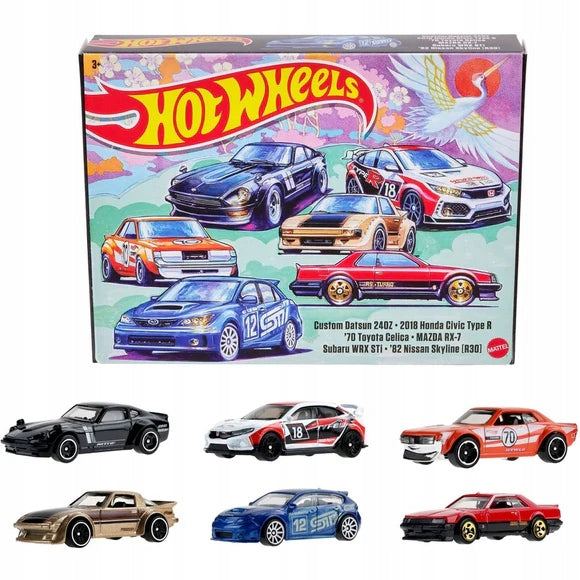 HOT WHEELS - STREETS OF JAPAN - 6 PACK - JDM / JAPAN SERIES