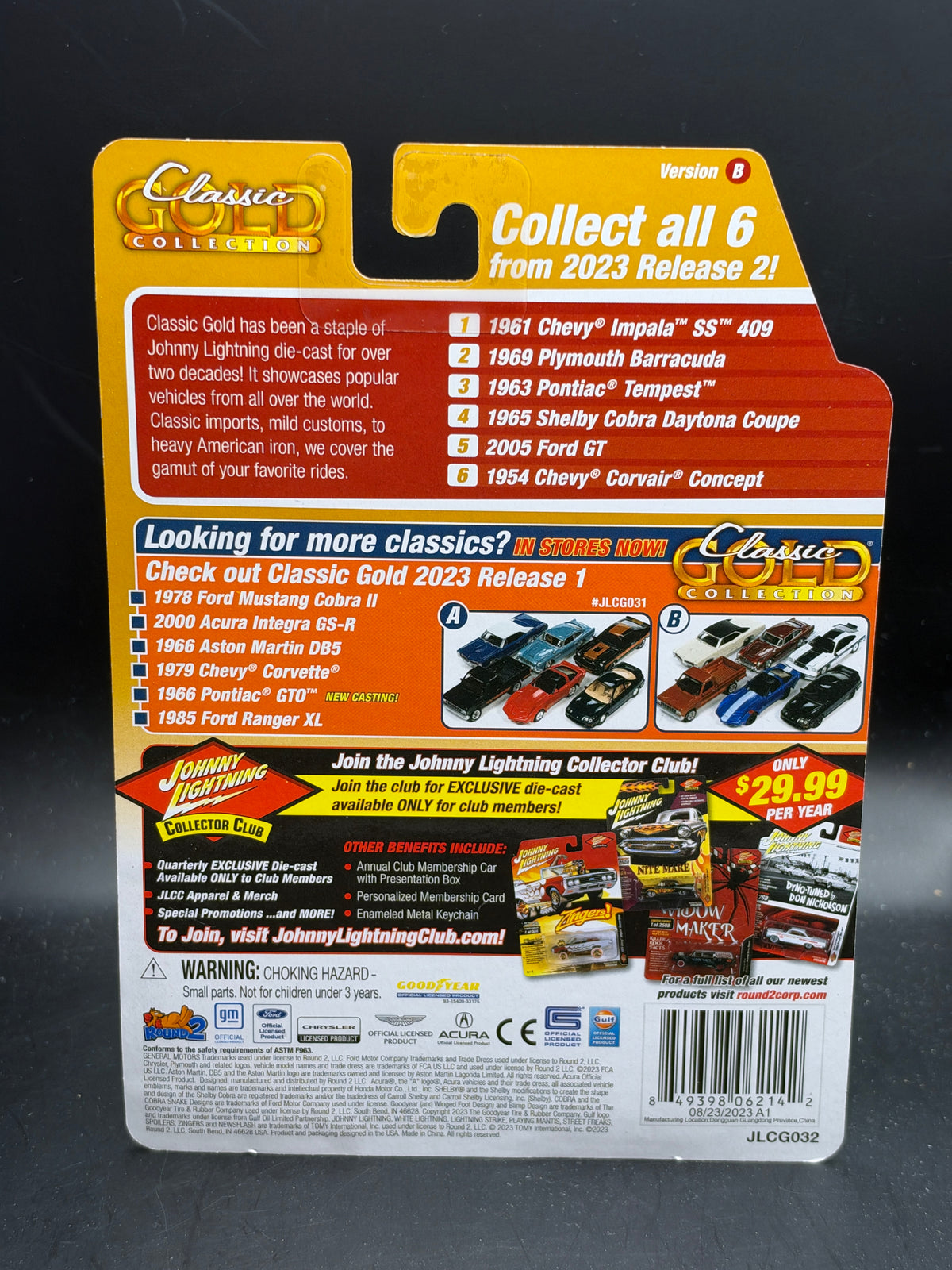 JOHNNY LIGHTNING - 1954 CHEVY CORVAIR CONCEPT - CLASSIC GOLD COLLECTION