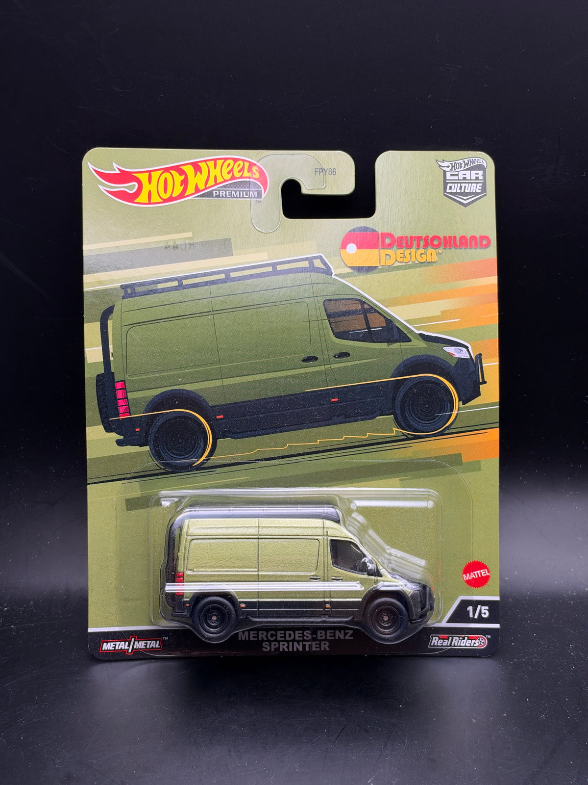 HOT WHEELS - MERCEDES BENZ SPRINTER (2022) - CAR CULTURE - DEUTSCHLAND DESIGN 1/5