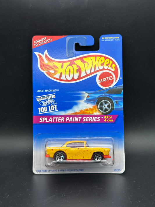 HOT WHEELS - JUICE MACHINE (1996) - HW SPLATTER PAINT SERIES 3/4