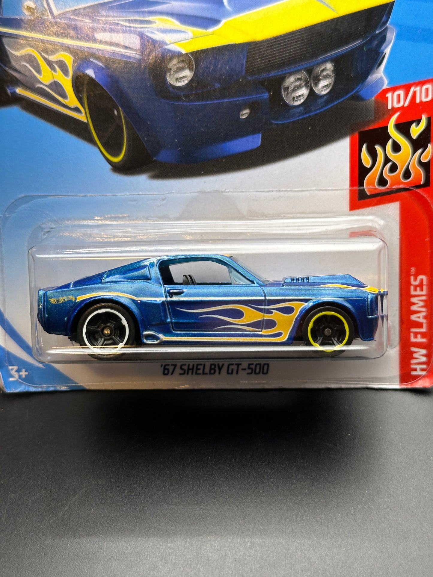 HOT WHEELS - 67 SHELBY GT500 (2019) - HW FLAMES 10/10