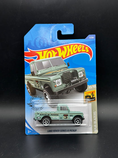 HOT WHEELS - LAND ROVER SERIES III PICKUP (2020) - HW BAJA BLAZERS 10/10