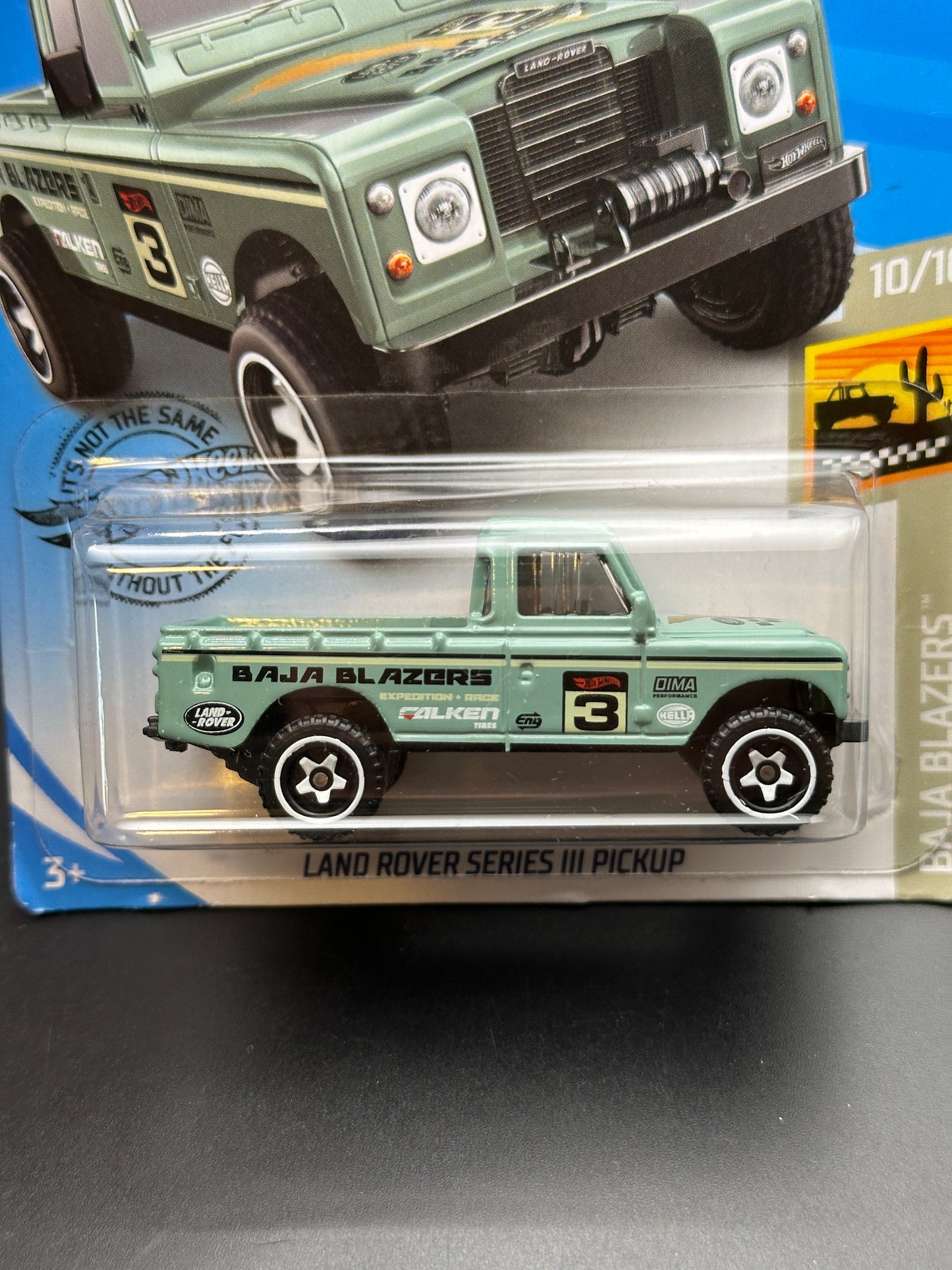 HOT WHEELS - LAND ROVER SERIES III PICKUP (2020) - HW BAJA BLAZERS 10/10