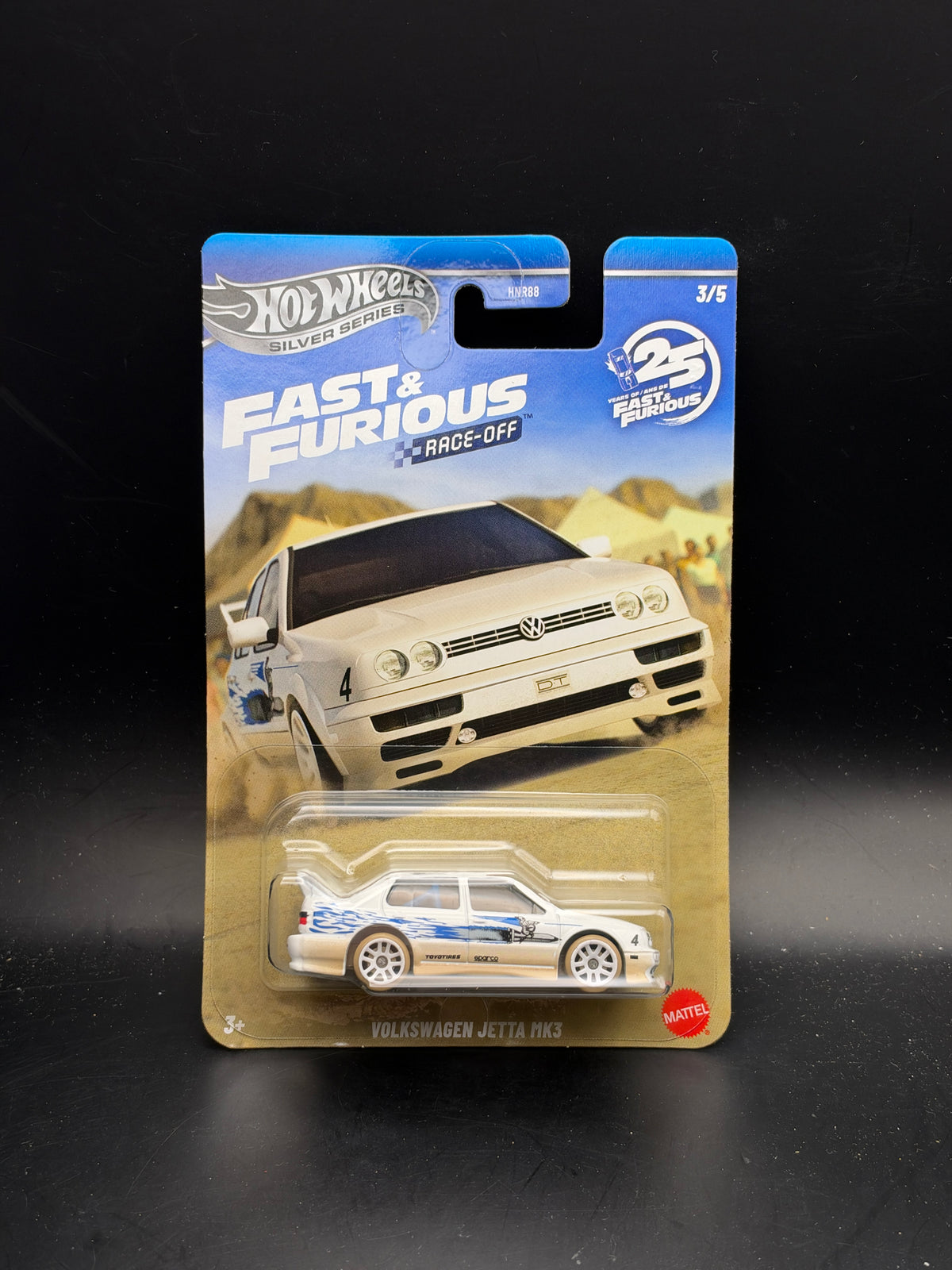 HOT WHEELS - VOLKSWAGEN JETTA MK3 (2026) - SILVER SERIES - FAST AND FURIOUS RACE OFF SERIES 3/5