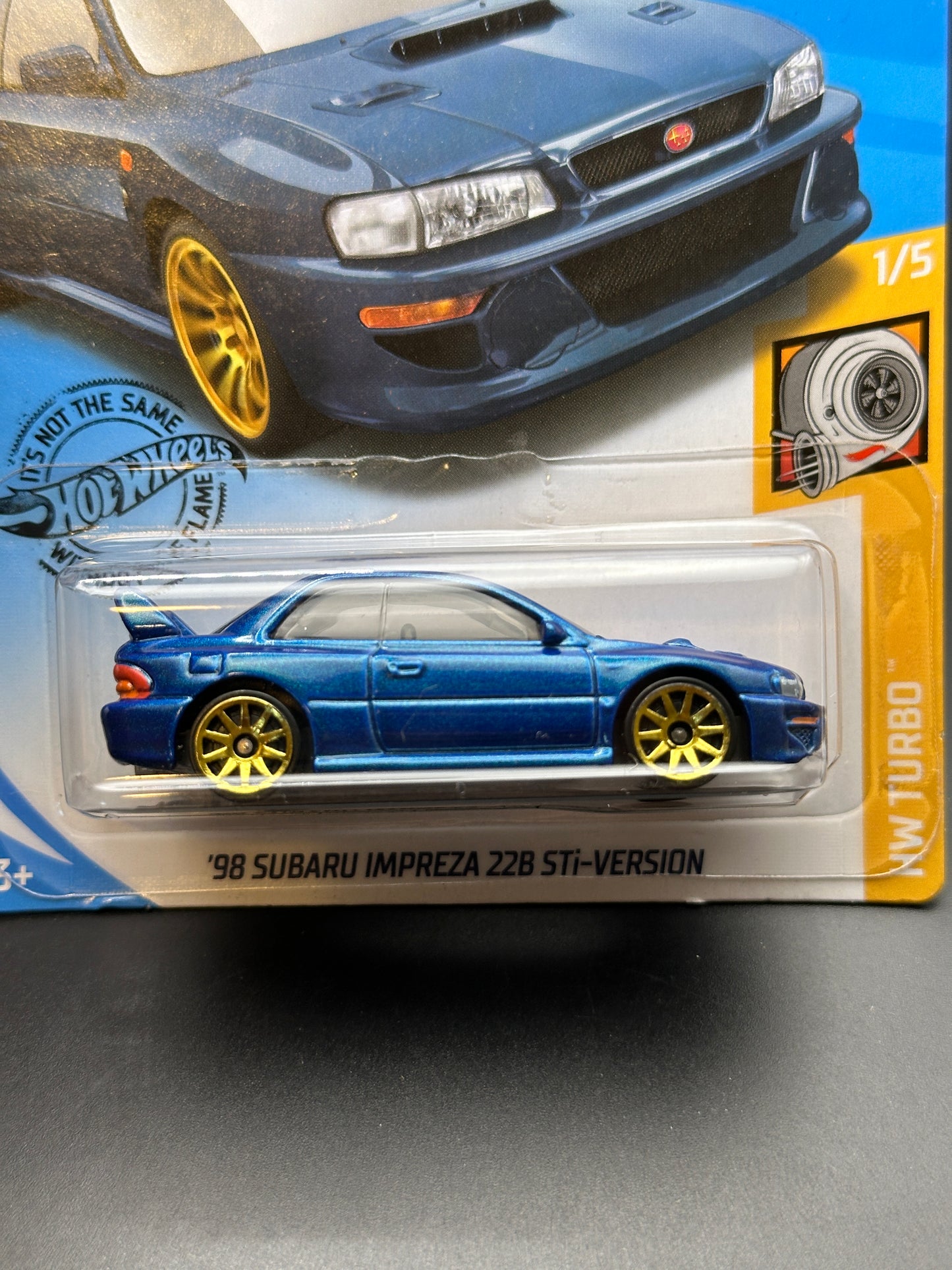 HOT WHEELS - 98 SUBARU IMPREZA 22B STI VERSION (2020) - HW TURBO 1/5