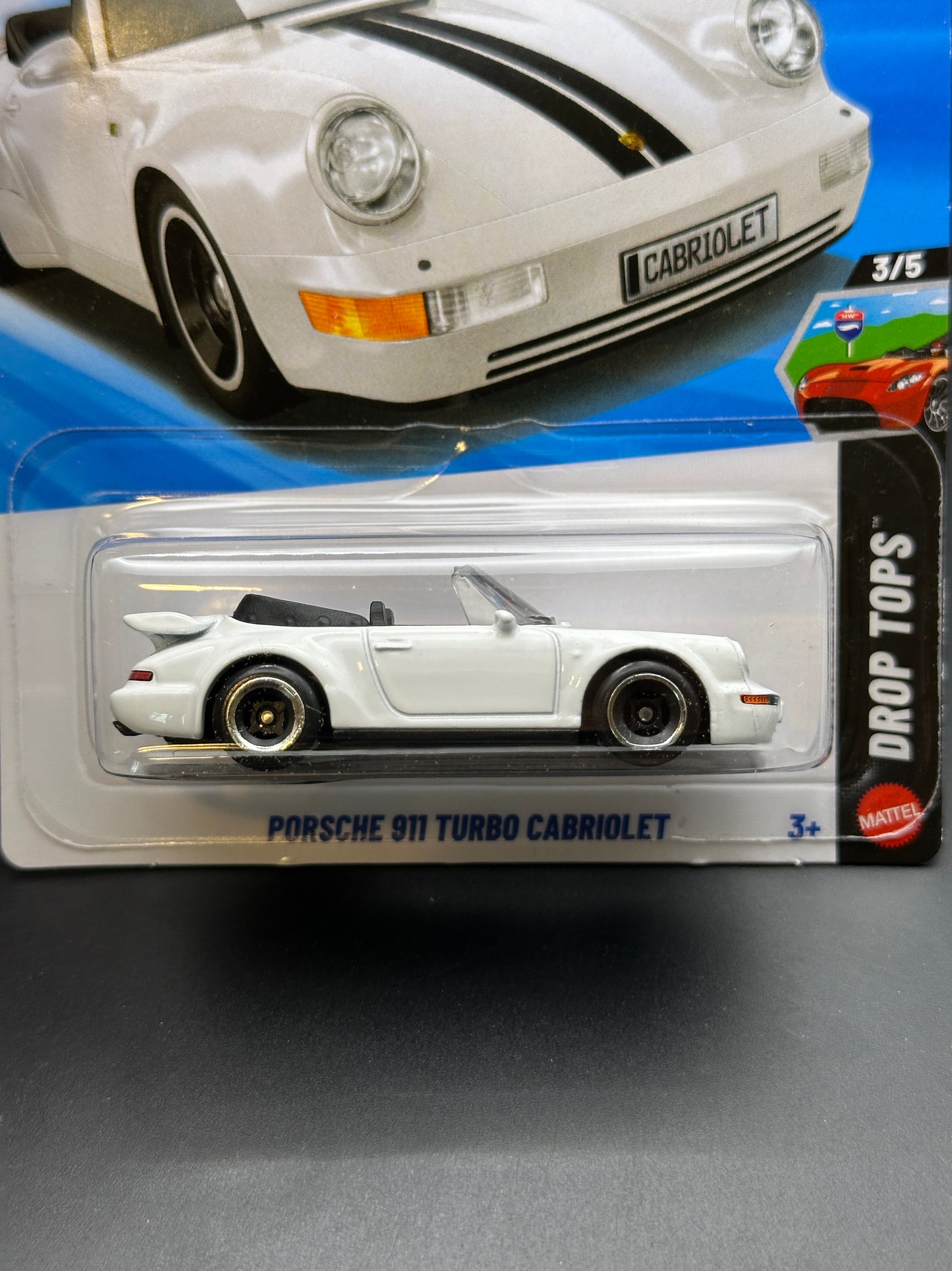 HOT WHEELS - PORSCHE 911 TURBO CABRIOLET (2026) - HW DROP TOPS 3/5