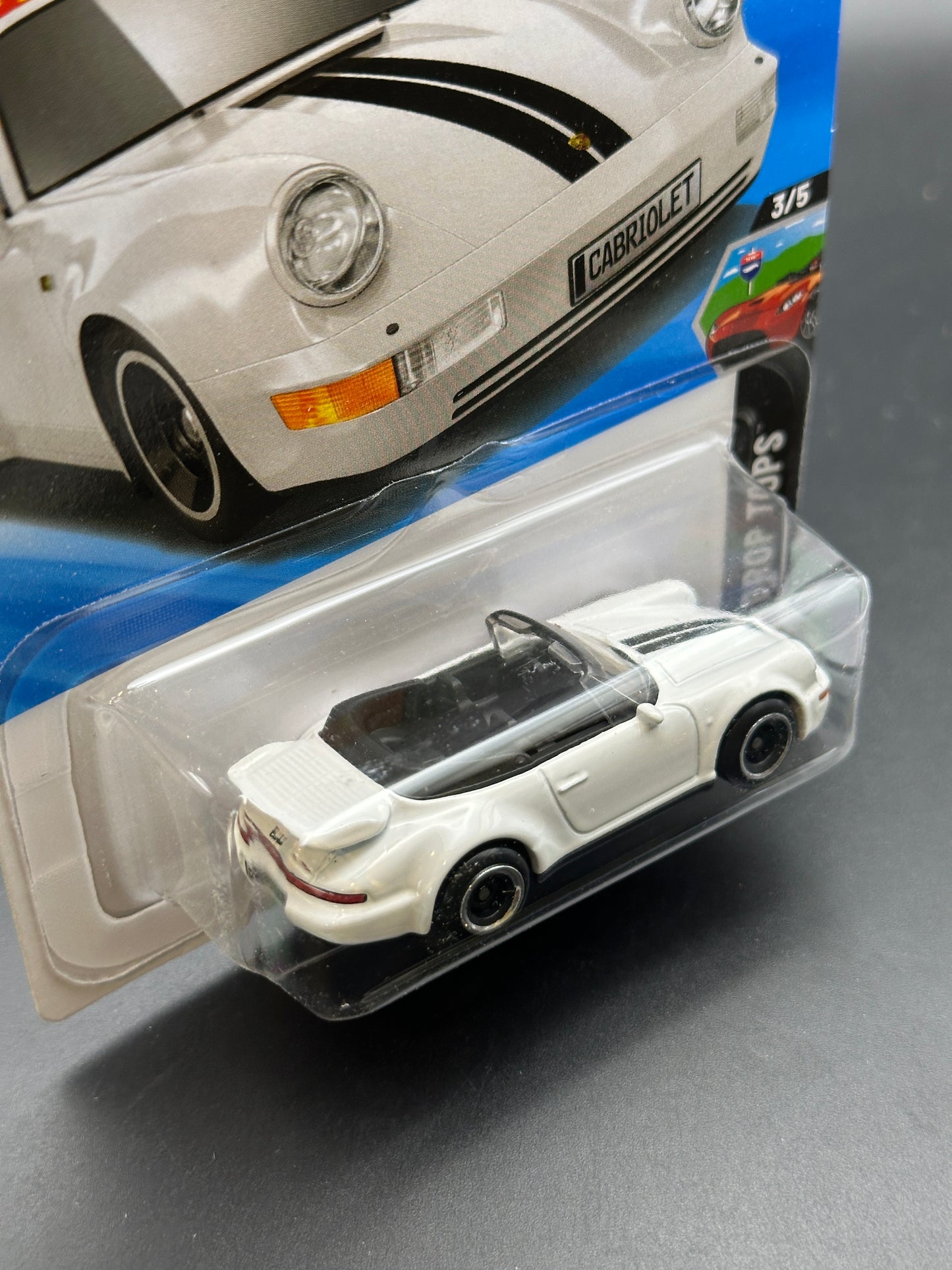 HOT WHEELS - PORSCHE 911 TURBO CABRIOLET (2026) - HW DROP TOPS 3/5