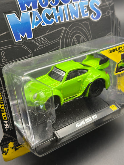 MUSCLE MACHINES - RWB 993 911 - MODEL 18 DIECAST