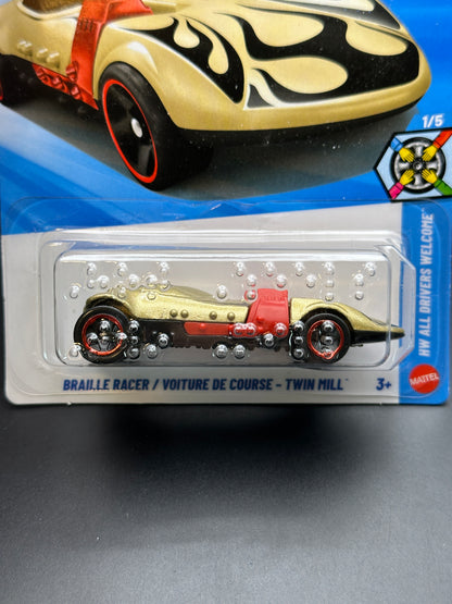 HOT WHEELS - HW BRAILLE RACER - TWIN MILL (2026) - HW ALL DRIVERS WELCOME 1/5