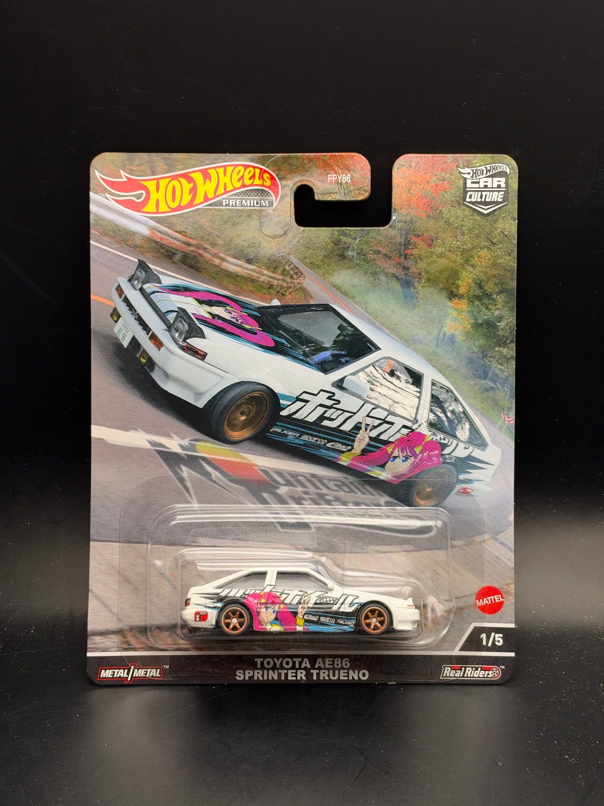 HOT WHEELS - TOYOTA AE86 SPRINTER TRUENO (2022) - CAR CULTURE - MOUNTAIN DRIFTERS 1/5