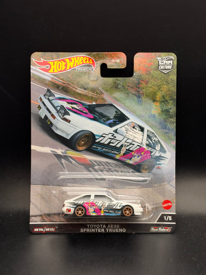 HOT WHEELS - TOYOTA AE86 SPRINTER TRUENO (2022) - CAR CULTURE - MOUNTAIN DRIFTERS 1/5