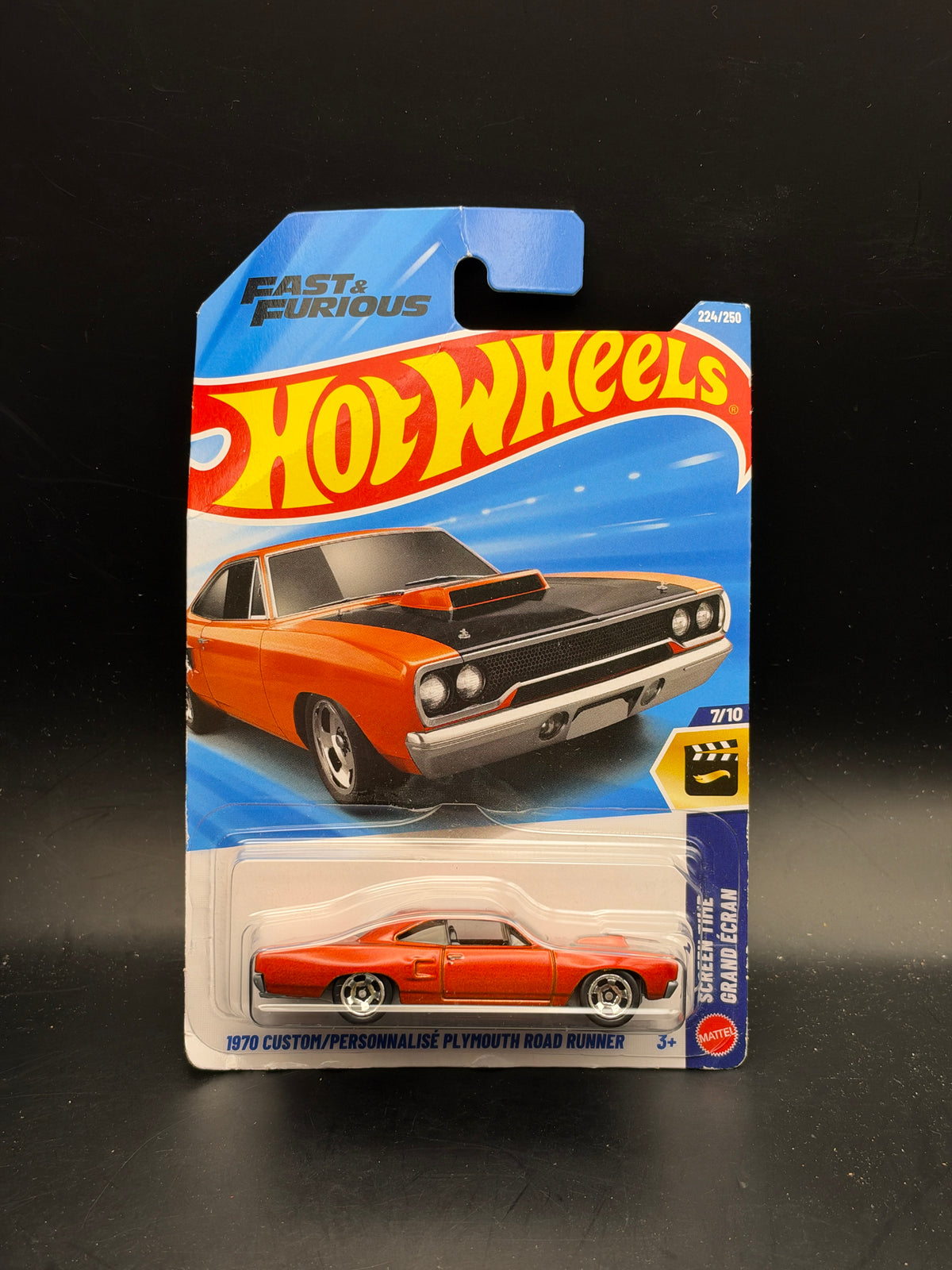 HOT WHEELS - 1970 CUSTOM PLYMOUTH ROAD RUNNER (2026) - HW SCREEN TIME 7/10