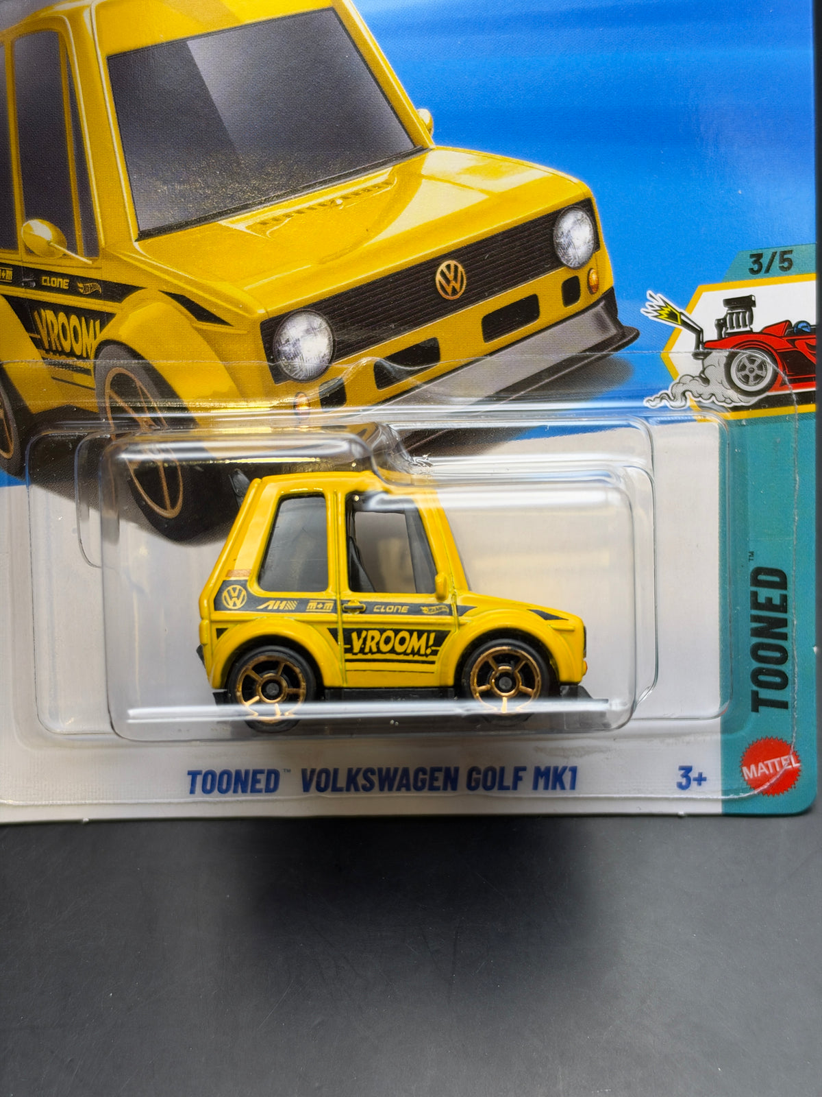 HOT WHEELS - TOONED VOLKSWAGEN GOLF MK1 (2026) - HW TOONED 3/5