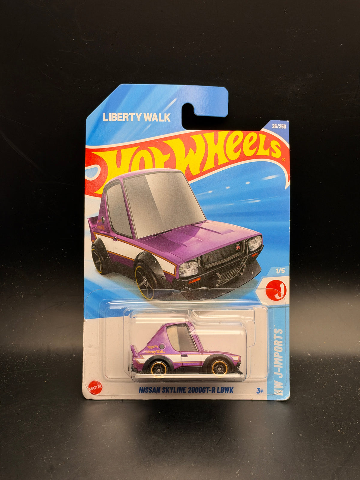 HOT WHEELS - NISSAN SKYLINE 2000 GTR LBWK TOONED (2025) - HW J IMPORTS 1/5