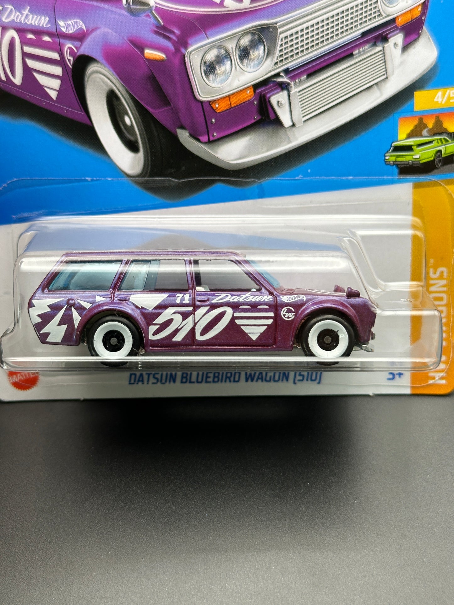 HOT WHEELS - 71 DATSUN BLUEBIRD 510 WAGON (2023) - HW WAGONS 4/5