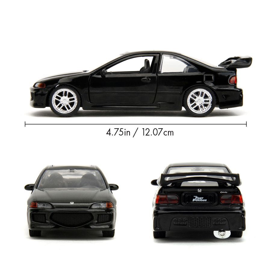 JADA DIECAST CARS - HEIST HONDA CIVIC EJ1 - FAST FURIOUS 1/32 SCALE