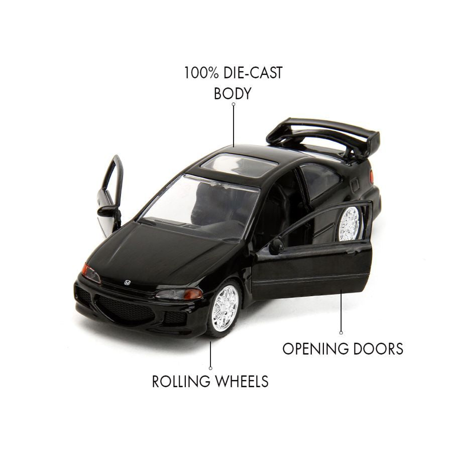 JADA DIECAST CARS - HEIST HONDA CIVIC EJ1 - FAST FURIOUS 1/32 SCALE