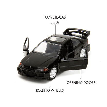 JADA DIECAST CARS - HEIST HONDA CIVIC EJ1 - FAST FURIOUS 1/32 SCALE