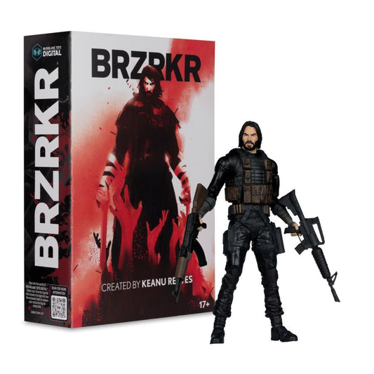MCFARLANE - BRZRKR B - CREATED BY KEANU REEVES - 7" DELUXE ACTION FIGURE