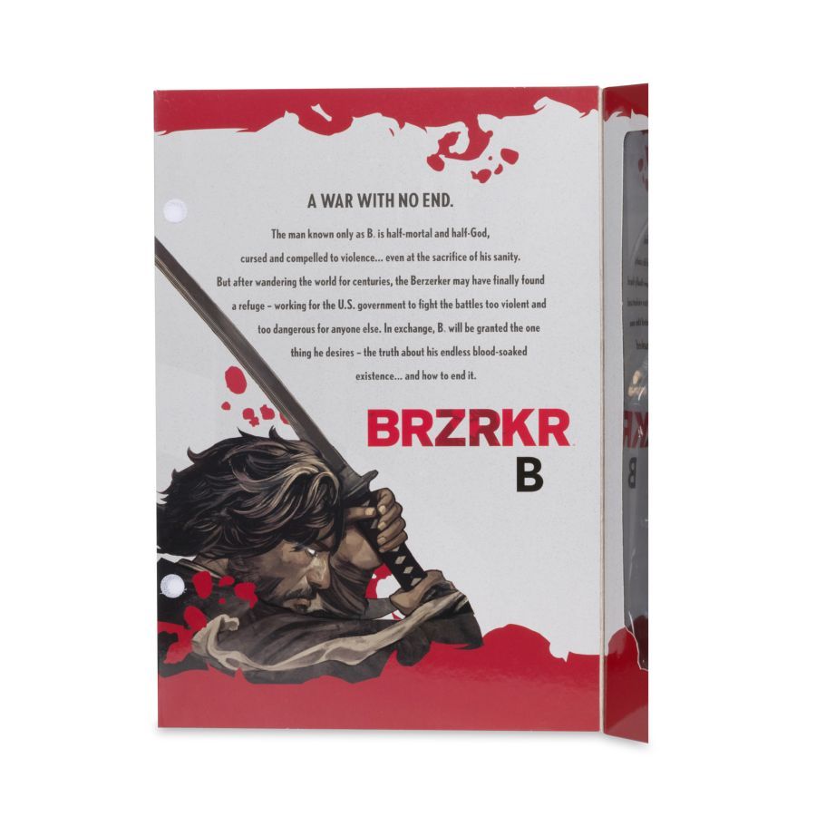 MCFARLANE - BRZRKR B - CREATED BY KEANU REEVES - 7" DELUXE ACTION FIGURE