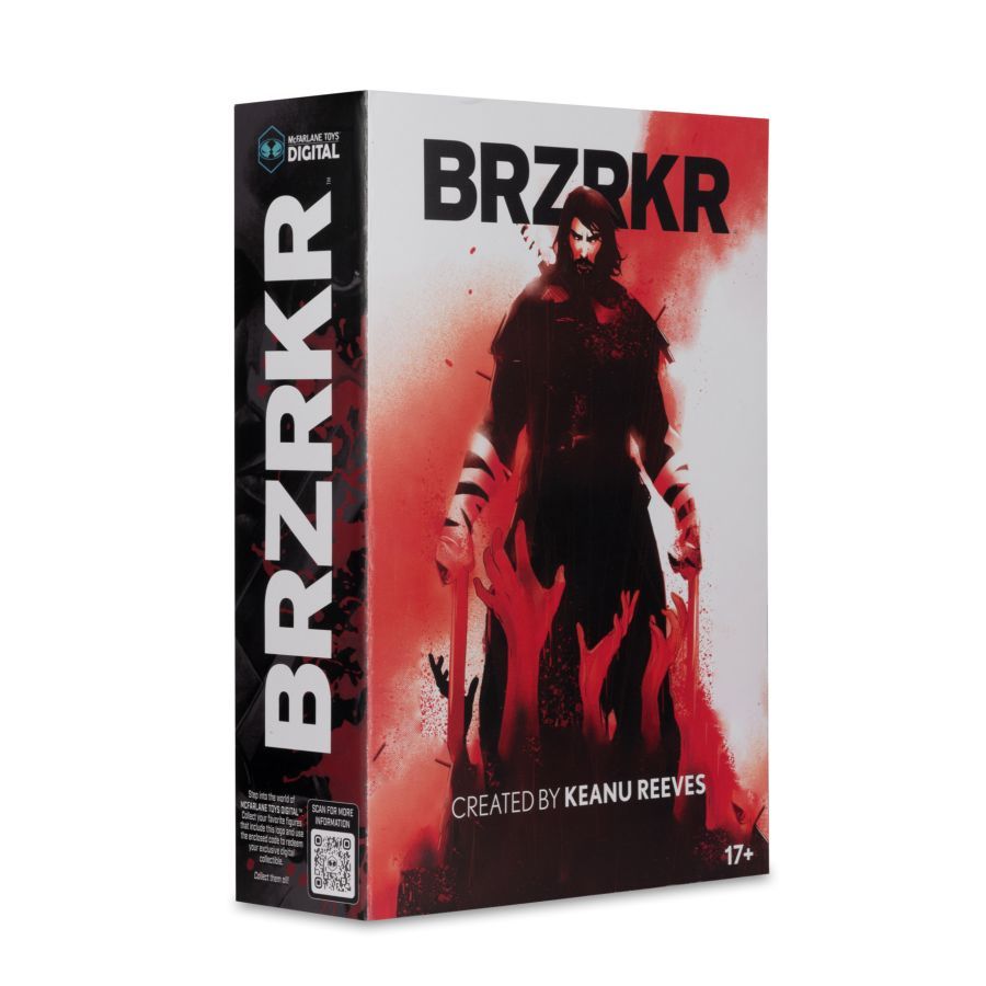MCFARLANE - BRZRKR B - CREATED BY KEANU REEVES - 7" DELUXE ACTION FIGURE