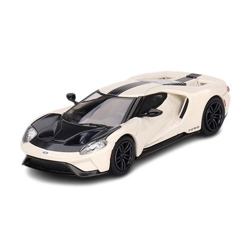 MINI GT - FORD GT 64 PROTOTYPE HERITAGE EDITION - WHITE / BLACK