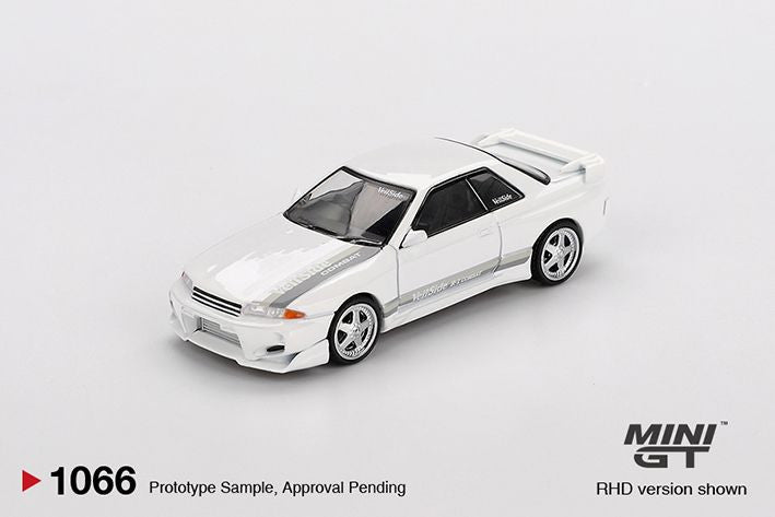 MINI GT - NISSAN SKYLINE GT-R (R32) VEILSIDE COMBAT C-I - WHITE