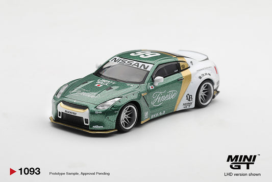 PRE-ORDER DEADLINE: AUGUST 26 - MINI GT - NISSAN GT-R (R35) LB★WORKS  TYPE 1, CUSTOM DUCKTAIL AUTO FINESSE - STANDARD BOX