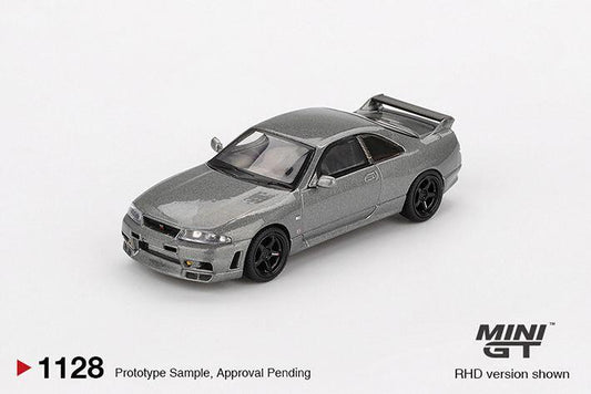 MINI GT - NISSAN SKYLINE GT-R - NISMO BCNR33 CRS VERSION - DARK METAL GRAY