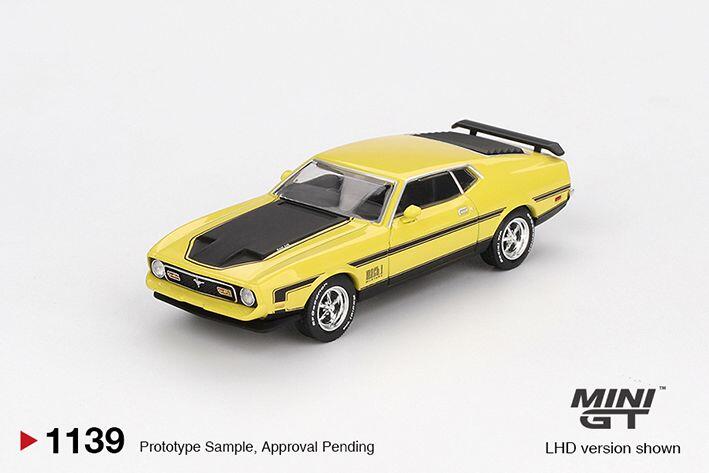 MINI GT - FORD MUSTANG MACH 1 - GRABBER YELLOW